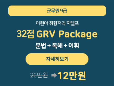 이현아의 취향저격 지텔프 32점 GRV 패키지 문법 ,독해, 어휘